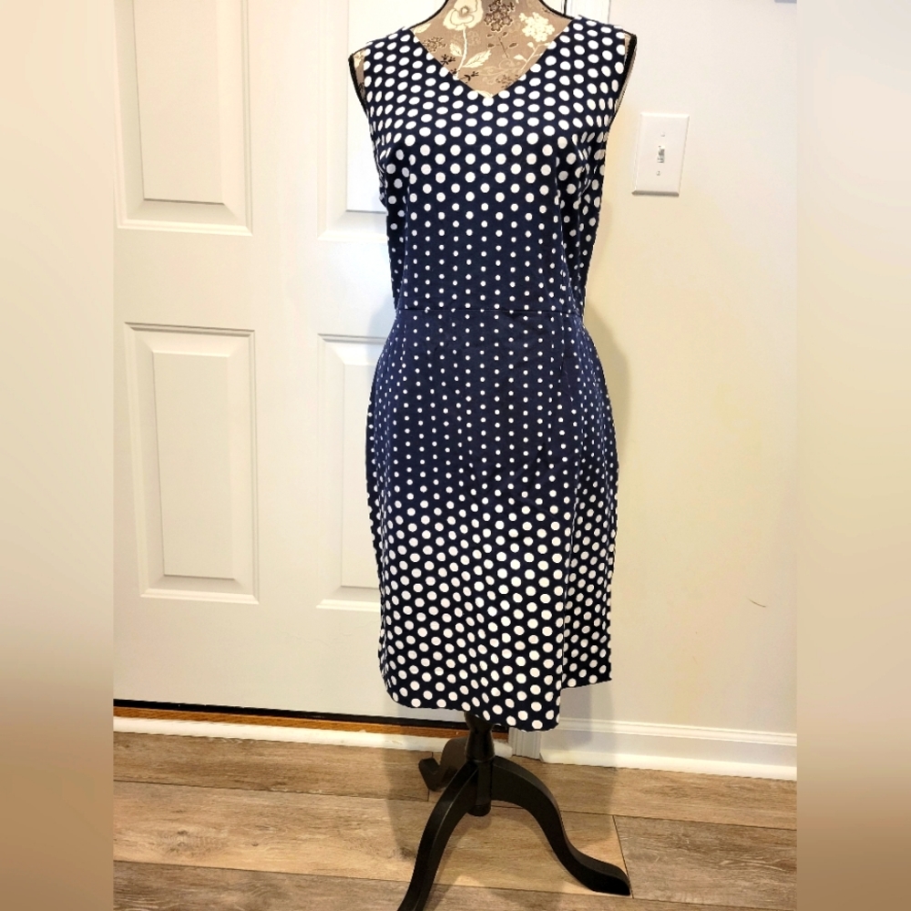 Tommy Hilfiger Ombre Dot Dress - Core Navy/Bright White